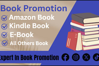 promote your kindle book, ebook marketing, audiobook to increase your sales