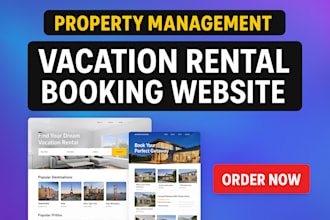 create a property management booking website airbnb vrbo direct booking website
