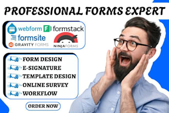 create web forms formstack formsite ninja form gravity forms zapier integration