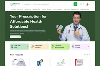create healthcare website, medical website, dental website, clinic website
