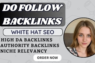 deliver SEO link building da 80 plus with reports
