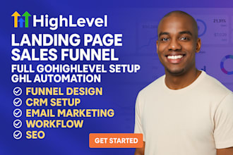 gohighlevel landing page sales funnel full gohighlevel setup ghl automation