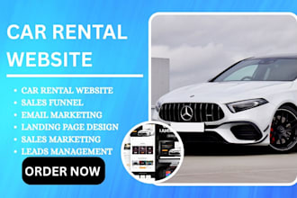 create an automotive, car dealership, auto detailing booking car rental website