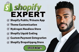 custom shopify private public app shopify hydrogen headless storefront graphql