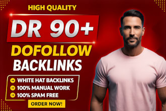 provide dr 90 dofollow guest post backlinks link building service