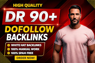 provide dr 90 dofollow guest post backlinks link building service