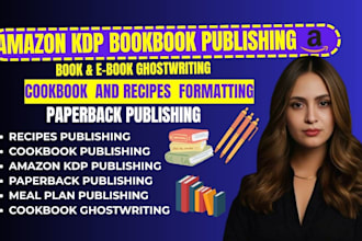 amazon KDP cookbook publishing kindle publishing paperback meal plan publishing