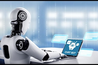 develop smart chatbots for facebook messenger, websites and manychat platforms