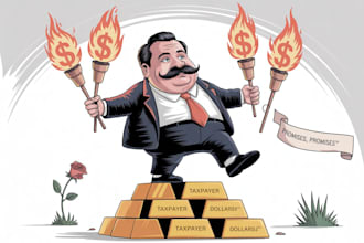 draw satire, editorial or political cartoons for you