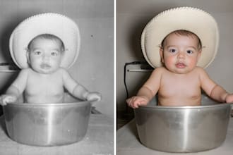 enhance, restore and upscale low quality images and photos