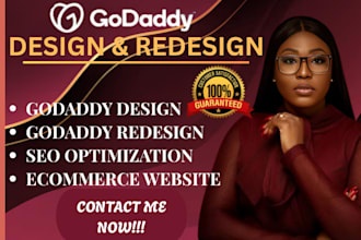 develop godaddy website design godaddy website redesign godaddy website design