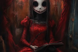create concept drawings for fantasy characters and spooky horror creatures