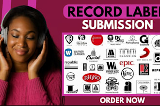 pitch your music to top active major and indie record labels to get signed