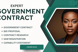 help with government contract, bid proposal, grant writing, respond to rfp, rfq