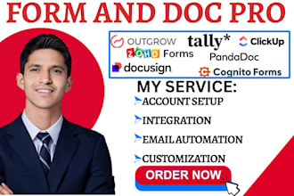 create outgrow form tally cognito form docusign panda zoho form clickup form