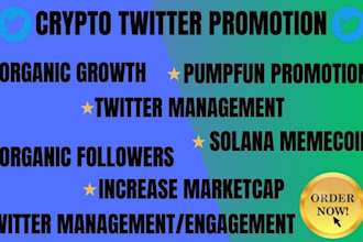 do superfast crypto twitter x promotion, organic followers, pump sol memecoin