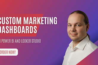 create marketing dashboard with power bi and looker studio