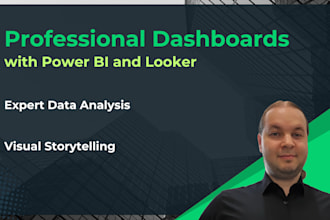 create dashboards with power bi and looker studio