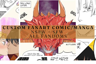 draw manga or comic for your fandom