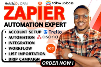 do asana crm trello act rei reply follow up boss automation zapier integration