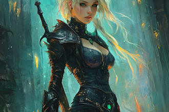 design character art for you in star wars, video games, or fantasy