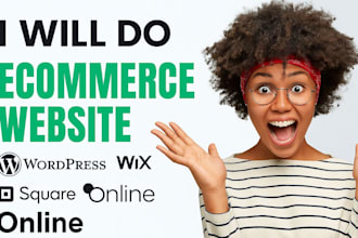 do ecommerce  wordpress webshop wix website square online wix ecommerce