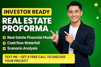 underwrite any real estate financial model and proforma