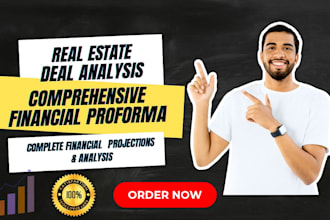 underwrite any real estate financial model and proforma