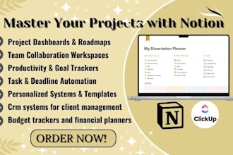 design notion workspace, task management, notion automation, notion consultant