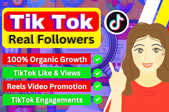 tiktok marketing management grow to real followers engagements promote video