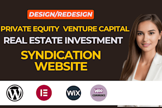 design private equity venture capital real estate investment education website
