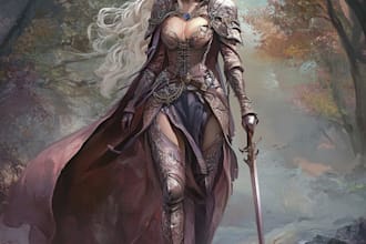 design character art for you in star wars, video games, or fantasy