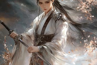 do a game character illustration for a video game or fantasy