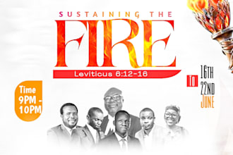 design a beautiful church flyer for you with PSD source file