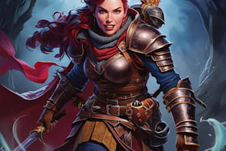 dnd character art and dnd character art