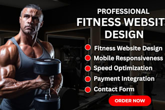 design fitness website gym website yoga website for fitness gym coaches