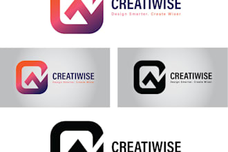 design a modern logo with mockups