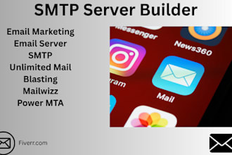 build SMTP server for  unlimited mail blasting