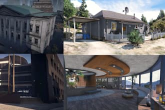 custom ymap or edit default gta 5 map mlo, script,roleplay,fivem server