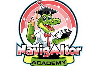 design gorgeous aligator academy logo