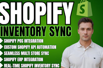 setup shopify inventory sync pos integration api automation multi store sync