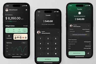 develop fintech app, payment app, budget app, loan app, investment app