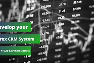 develop forex CRM systems with kyc, ib and affiliate modules