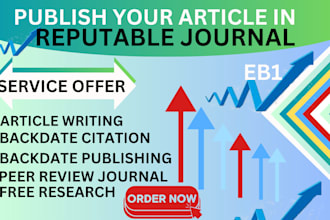create researcher profile write and publish article boost citation eb1 eb1a eb2