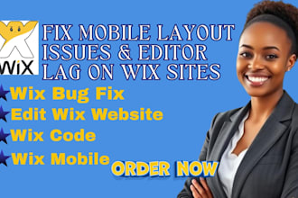 fix wix editor lag, mobile layout issues, and responsive design problems fast