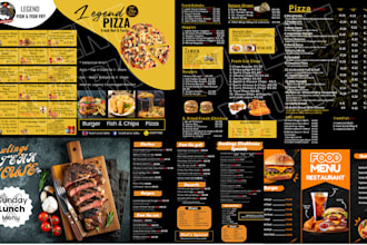 do custom menu design food menu digital menu restaurant menu design