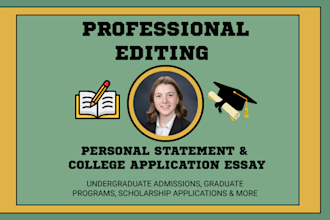 edit your personal statement or college application essay