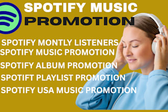 do professional spotify music playlist promotion spotify album promotion