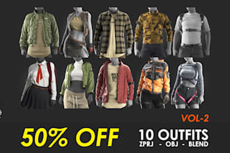 create and design 3d clothing for second life, vrchat