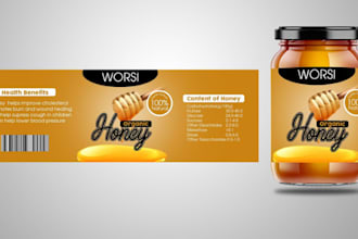 redesign attractive product label design and packaging box